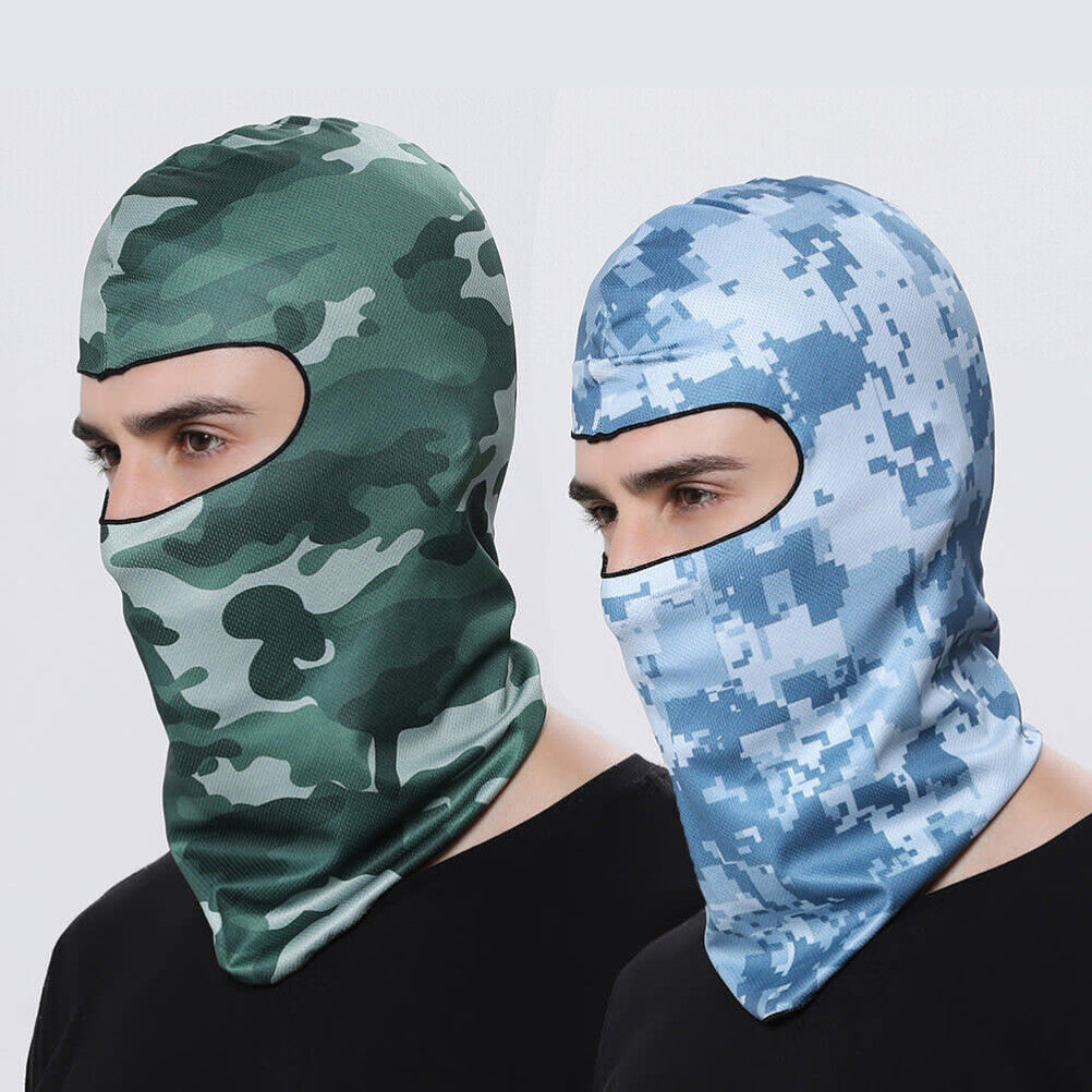 Men's Full Face Motorcycle Mask Balaclava Neck Cover Windproof Skull Cap