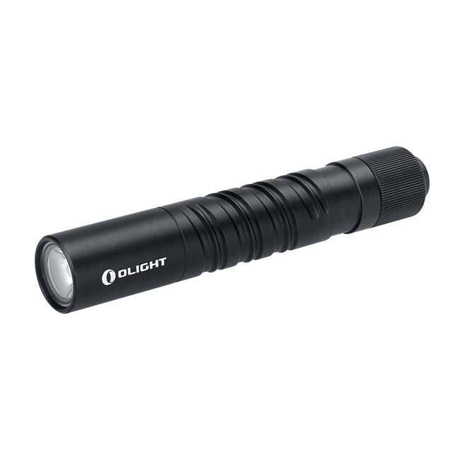 Slim LED Flashlight with Tail Switch - 180 Lumens, Black