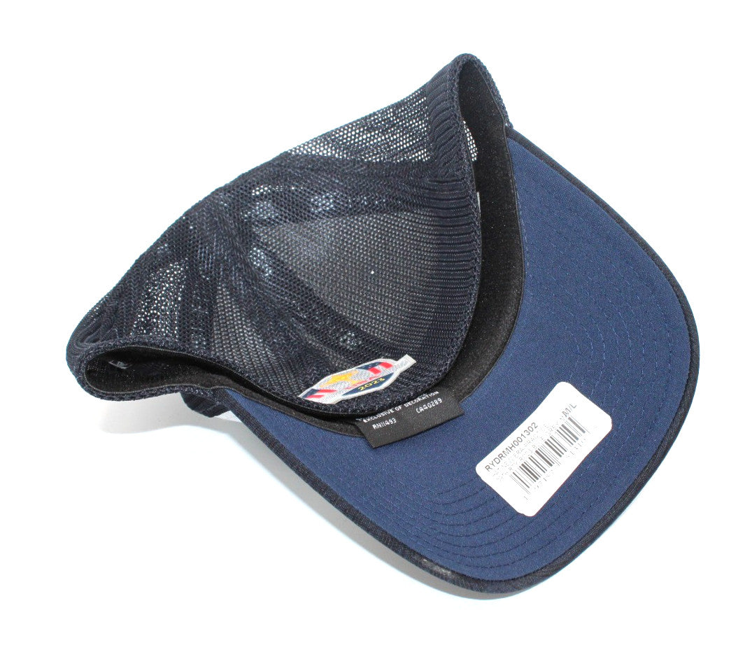 Men's Fitted Golf Hat 39Thirty Ryder Cup Navy Gray Medium Large