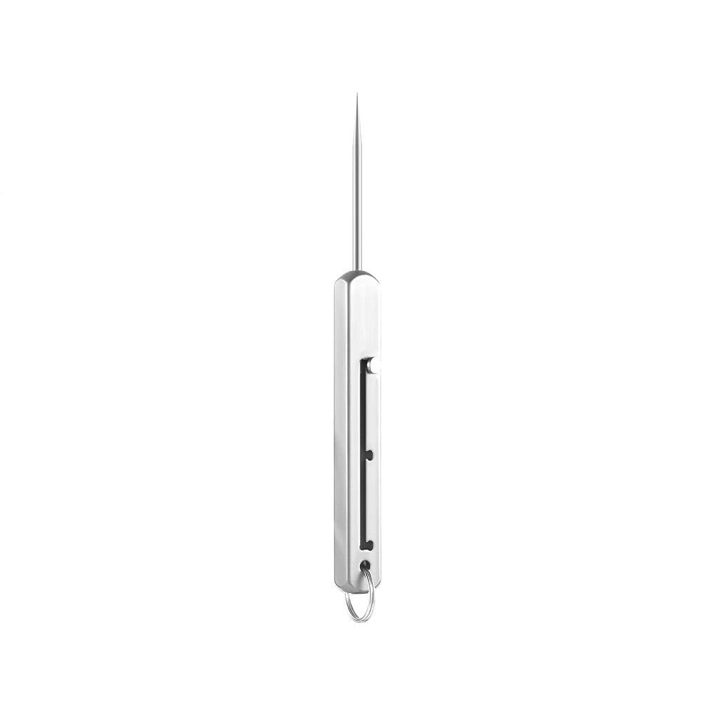 Titanium Pocket Toothpick Holder Portable Metal EDC Camping Tool