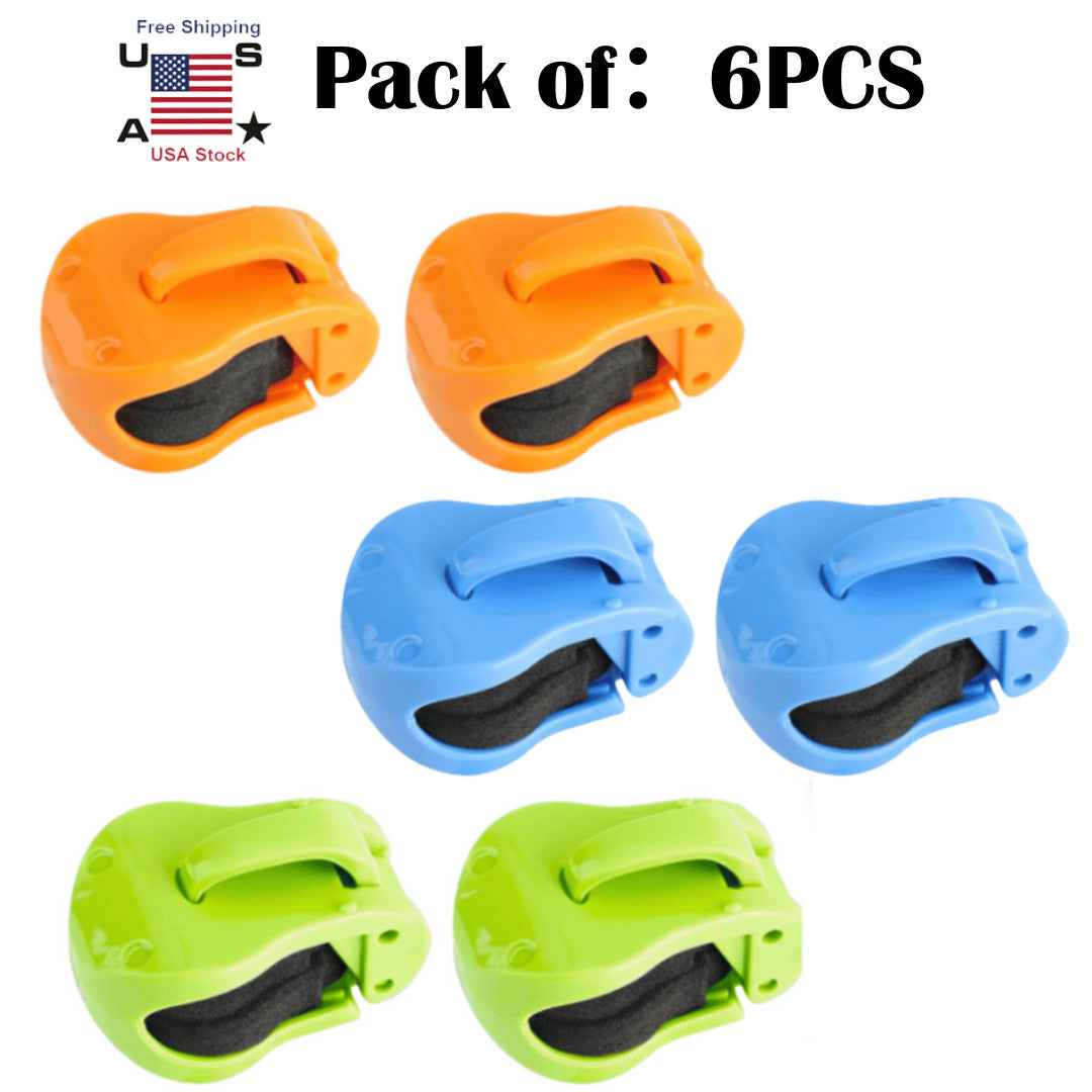 Multifunctional Fishing Rod Holder Set - Durable ABS Storage & Tie Holders