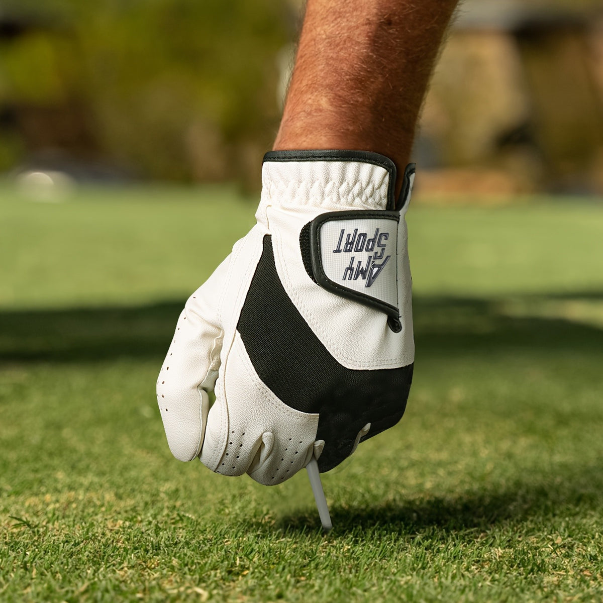 Men's Golf Gloves Left or Right Hand 6 Pack PU Leather Grip Soft Fit