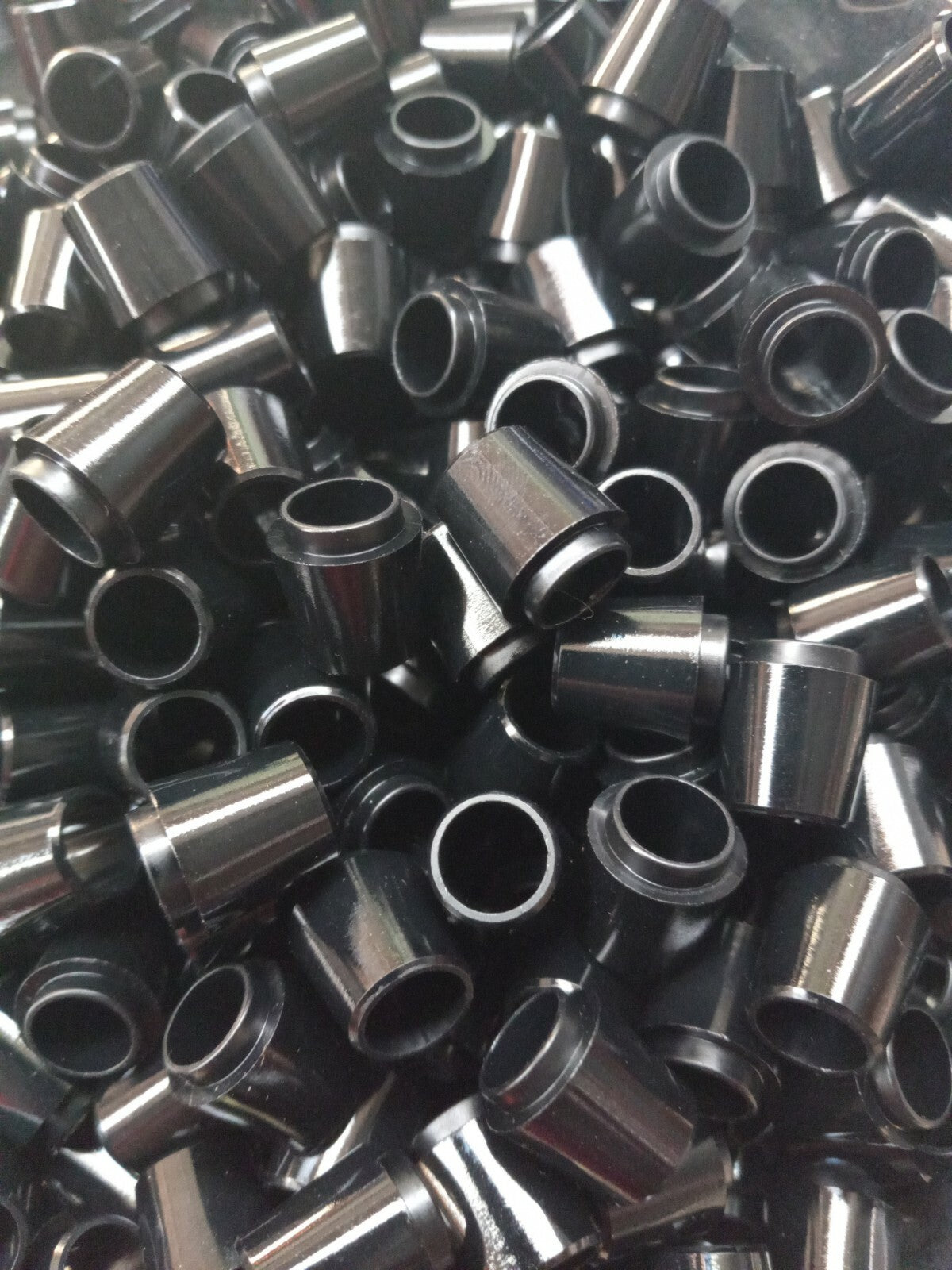 50 Premium Black Collared Golf Ferrules .370 for Irons - ParalleL, 63" Length