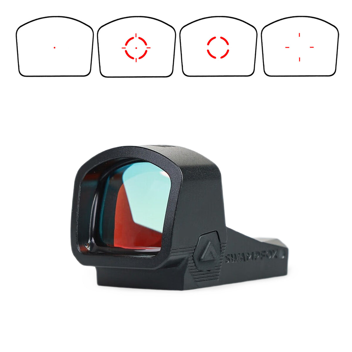 30mm Red Green Dot Sight with Multi-Reticle for RMR Footprint - Swampfox Justice II