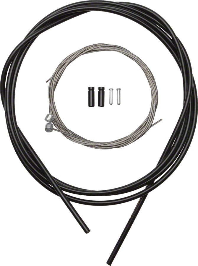 MTB Stainless Brake Cable and Housing Set - Black Bicycle Parts
