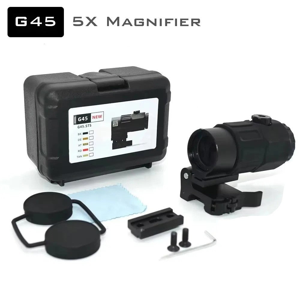 Universal Weapon Magnifier Scope with Quick Detach Mount for 20mm Rails