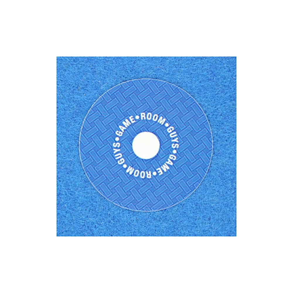 Set of 10 Electric Blue Billiard Table Spots for Pool Tables