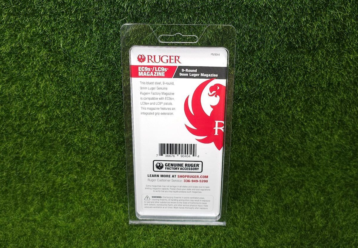 Ruger LC9/LC9s/EC9s 9-Round OEM Magazine with Finger Rest - 90404