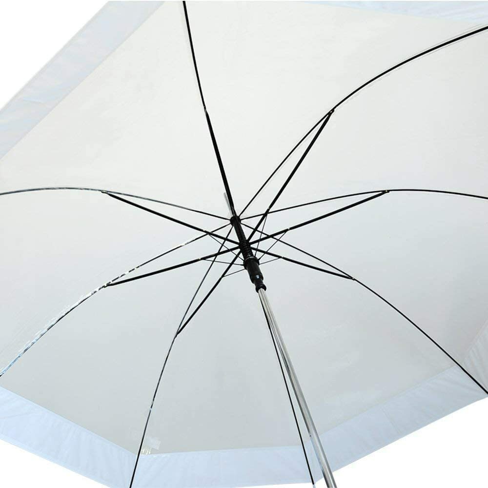 Clear 48-Inch Rip-Resistant Rain Umbrella with Auto Open & Water-Repellent Material