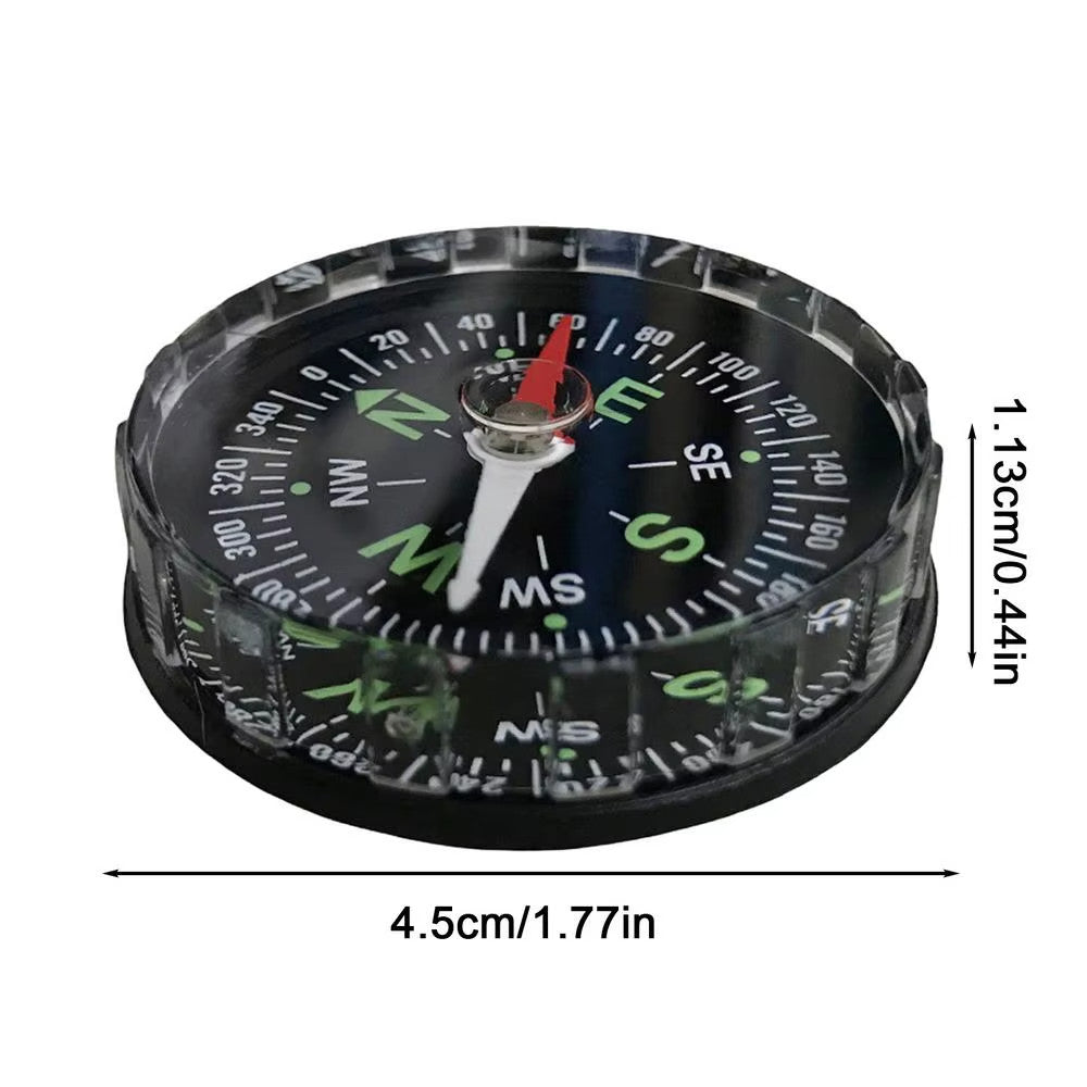 Waterproof Hiking Compass Multifunctional Navigation Survival Mountaineering Tool