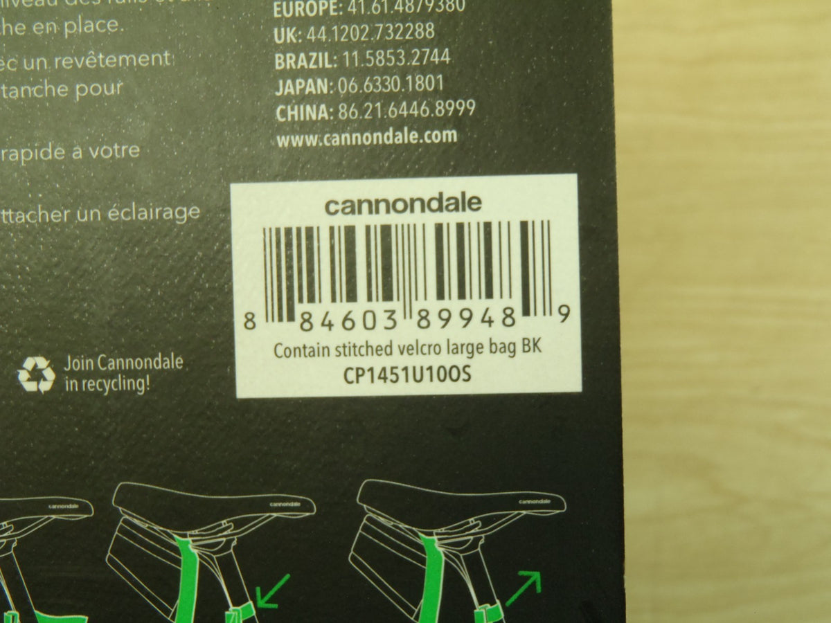 Large Waterproof Bicycle Saddle Bag with Quick Access and Reflective Loop