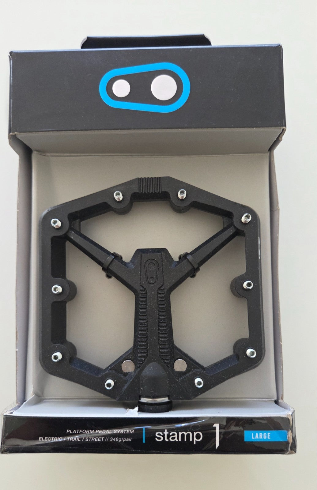 Cycling Pedals Large Platform Composite 9/16" for Mountain & Bike
