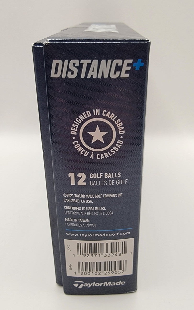 Golf Balls 1 Dozen Distance+ White Medium Compression Max Distance