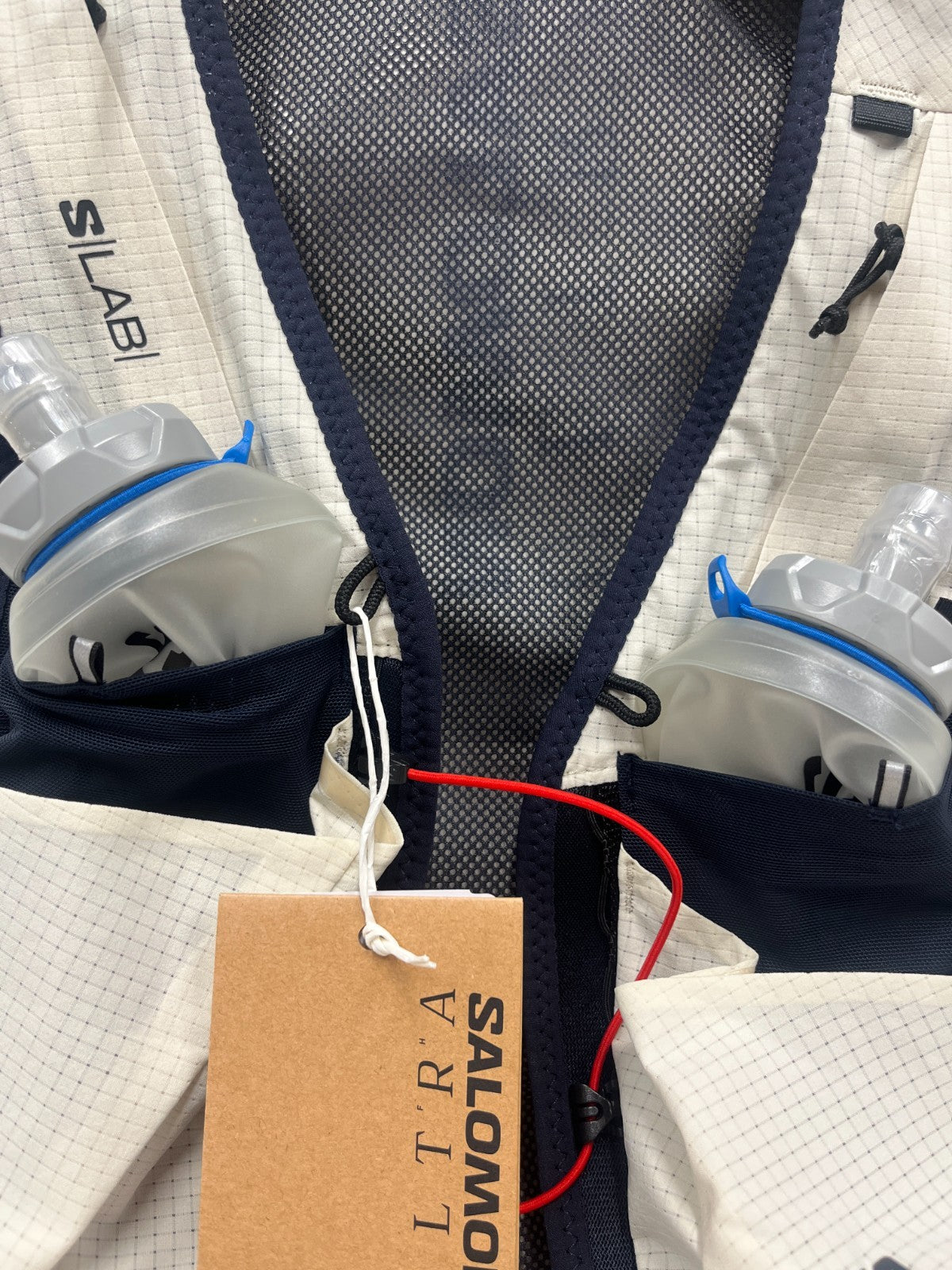 Salomon S/Lab Ultra 10 Hydration Vest with Flasks Unisex Outdoor Running Backpack