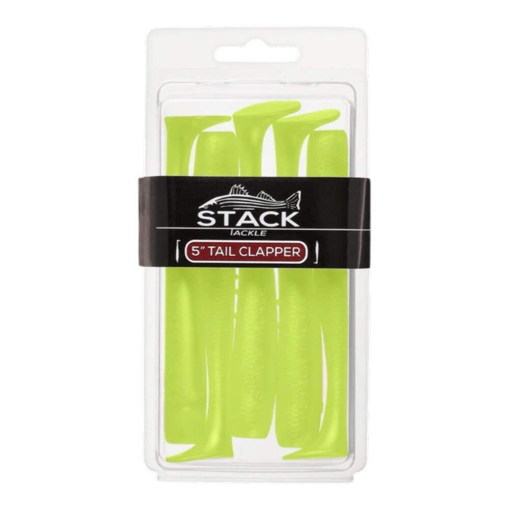 5-Inch Tail Clapper Swimbait - 5 Pack for Freshwater & Saltwater Fishing