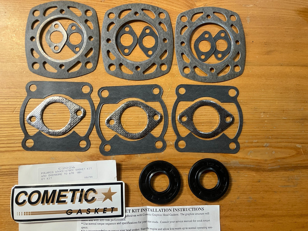High Compression Gasket Set with Seals for Polaris 650 Indy RXL EFI 88-90