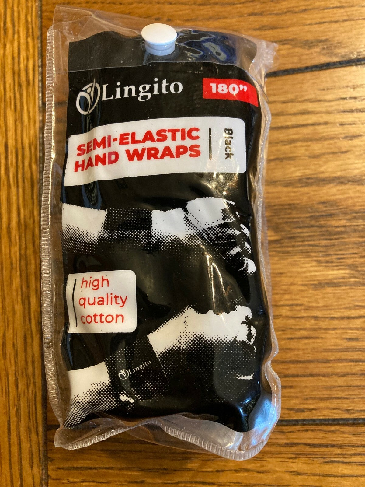 Semi-Elastic 180-Inch Hand Wraps for Boxing & MMA Training - Black