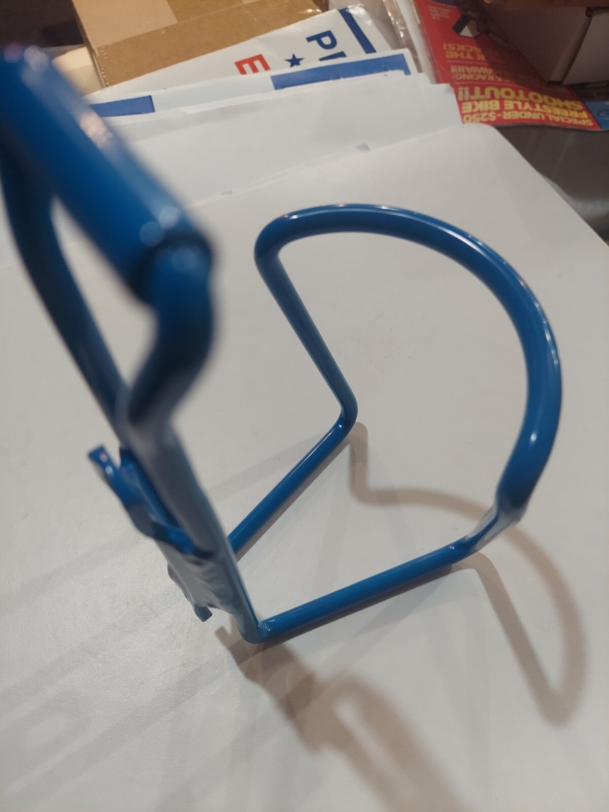 Alloy Pro Cycling Bottle Cage - Blue Aluminum Bicycle Water Holder