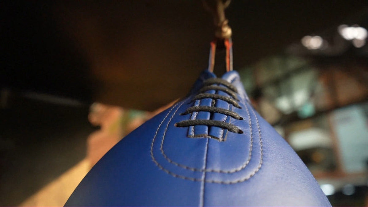Fairtex Microfiber Muay Thai Speed Bag for Boxing & Martial Arts Training - Black