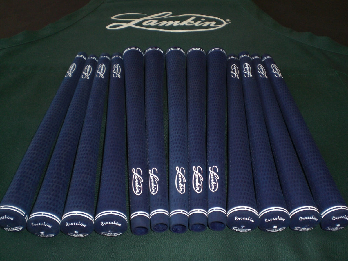 Lamkin Crossline Golf Grip Blue Standard Size Durable Tacky Performance