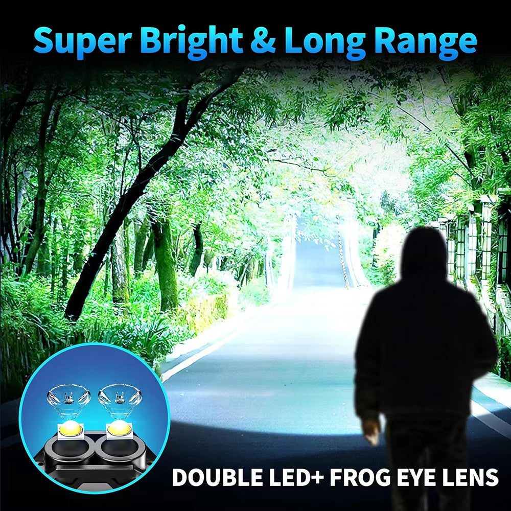 Mini Rechargeable LED Keychain Flashlight Waterproof Portable Torch