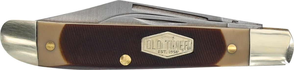Old Timer Dog Leg Jack Folding Pocket Knife - 2.3 Inch 7Cr17MoV Steel