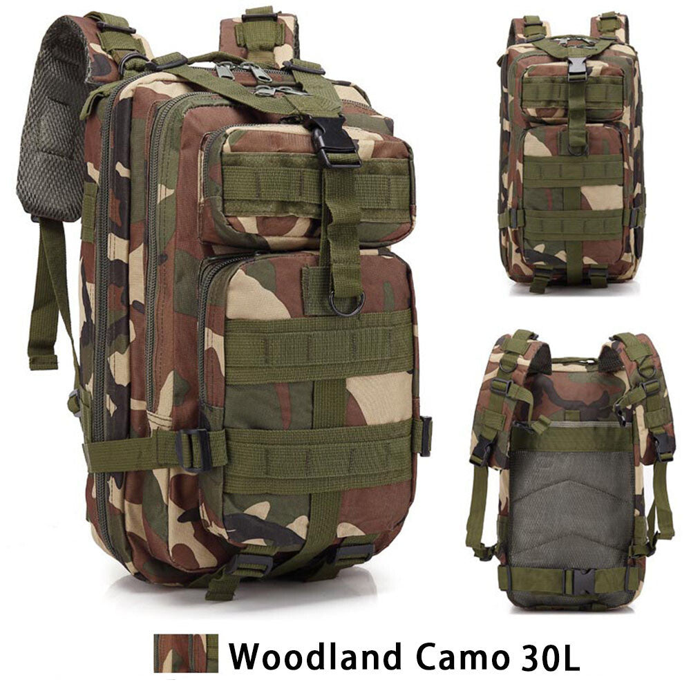 Military Tactical Backpack 30L/45L Molle Assault Bag for Camping Hiking Survival