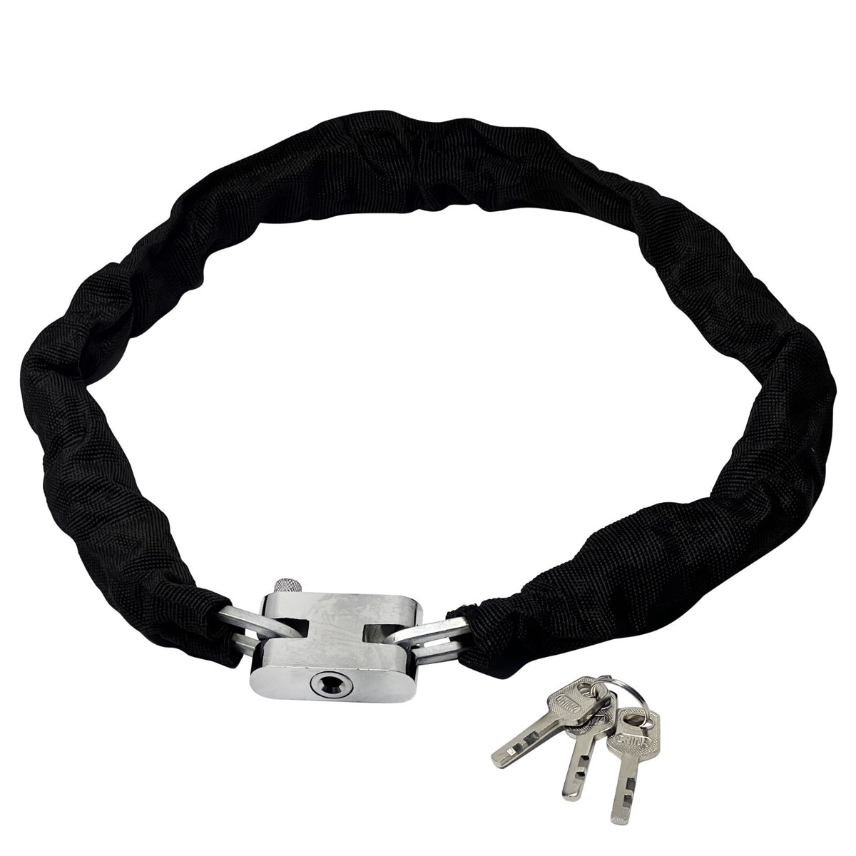 Heavy Duty Chain Lock Kit 6 Ft Bicycle Motorcycle Security Lock with 3 Keys
