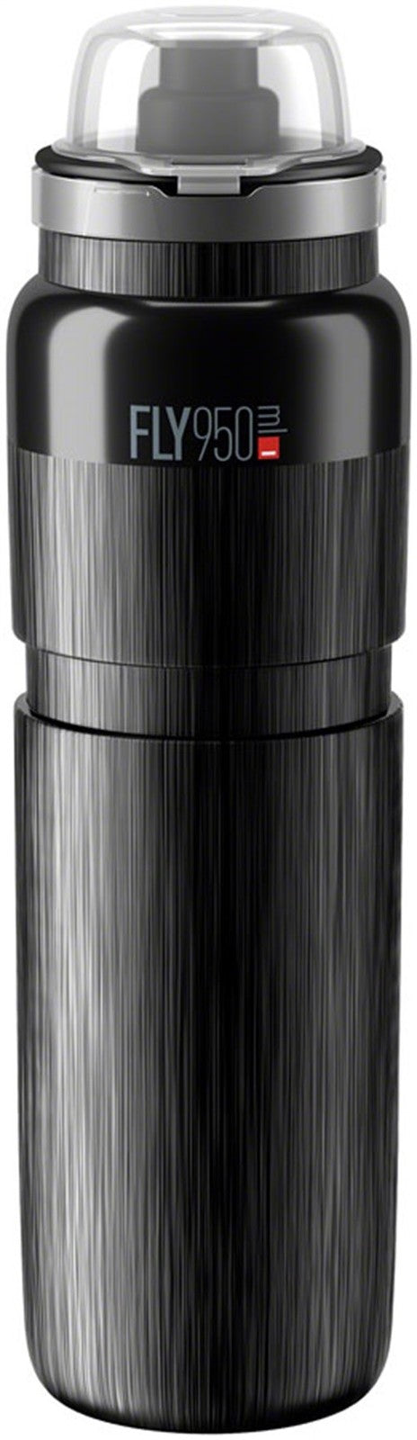 Elite MTB Water Bottle 950ml Tex Black - Durable, BPA-Free Cycling Hydration