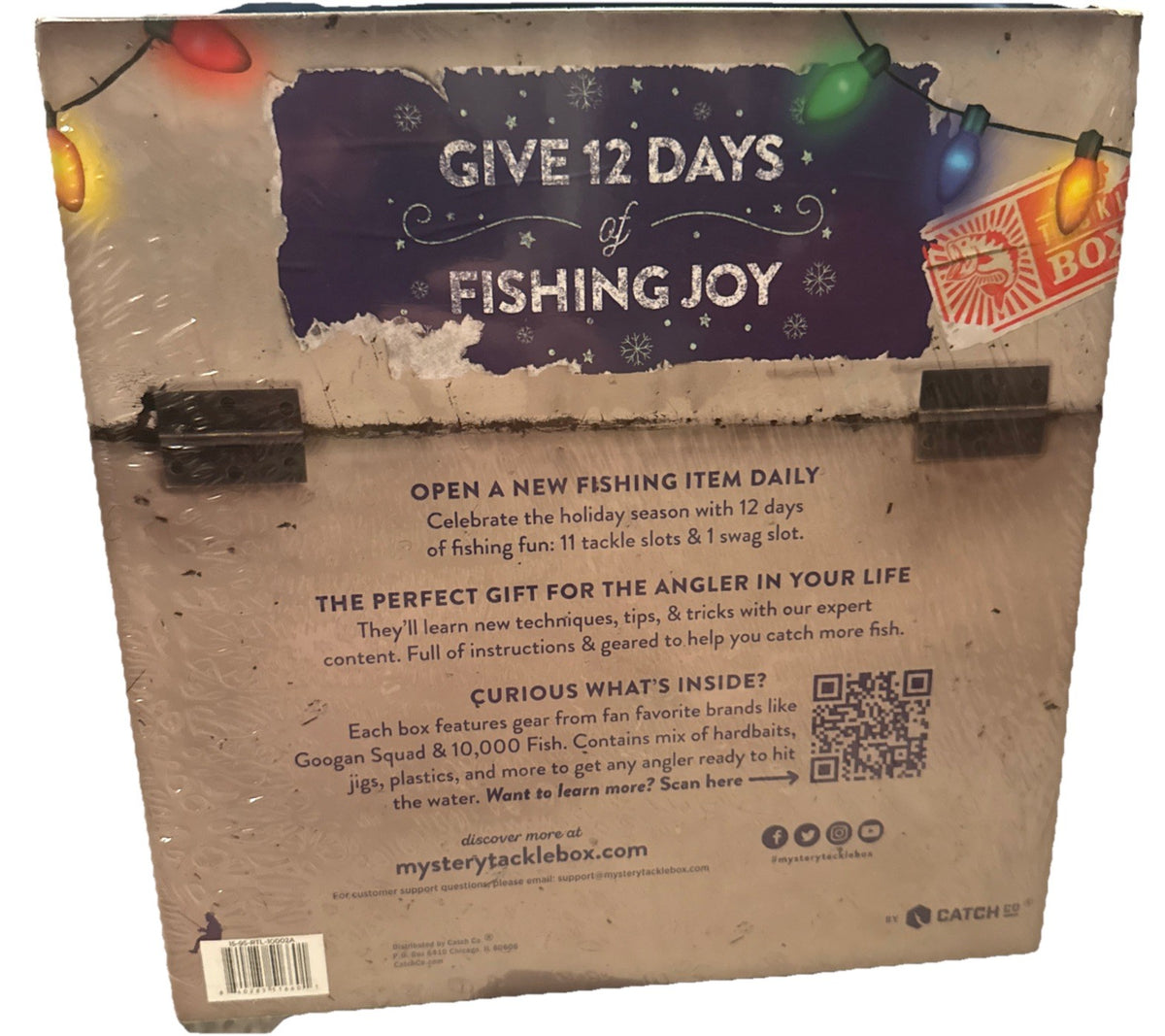 Holiday Fishing Advent Box 12 Days of Fishmas | Mystery Tacklebox Sealed