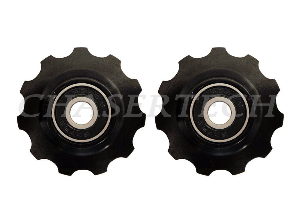 Mountain Bike & Road Bike Derailleur Jockey Wheel 11T Solid Pulley Black