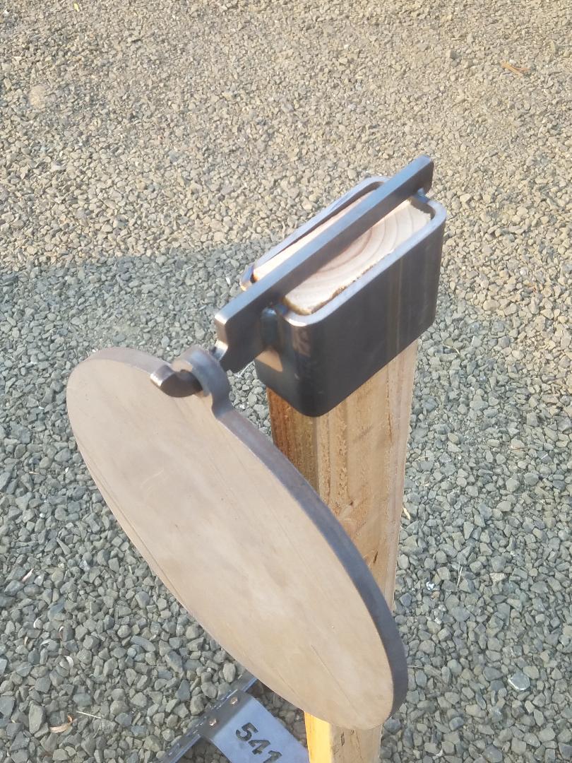 AR500 Target Hangers for 2x4 Topper and Gong Targets - 2 Pack