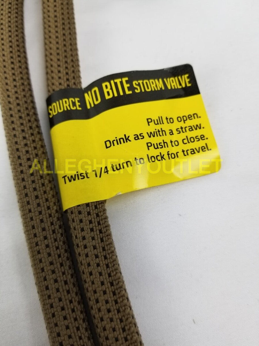 Military Hydration Replacement Tube with Storm Push-Pull Valve