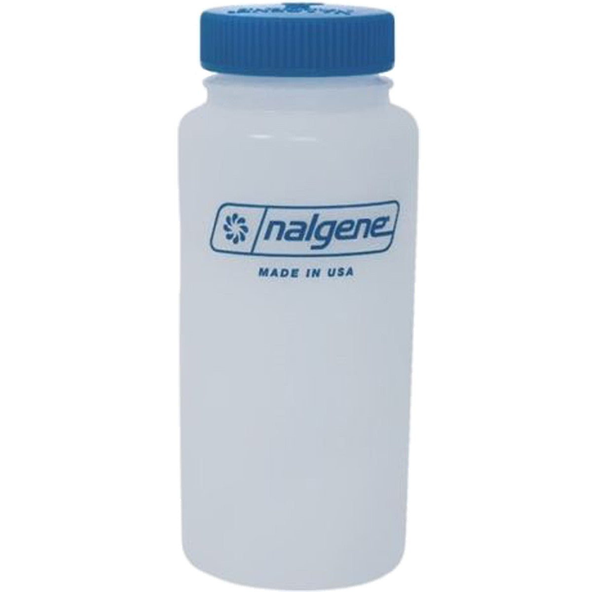 HDPE Plastic Wide Mouth Storage Bottle - Clear/Blue, 16 oz. & 32 oz. Options
