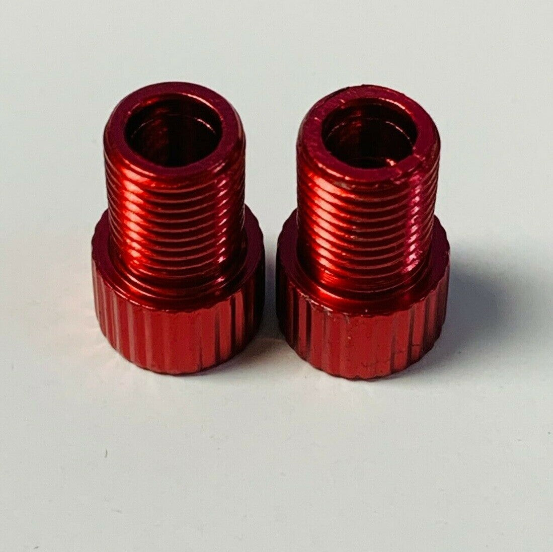 2 Pack Presta to Schrader Valve Adapter Brass Bicycle Tire Conversion