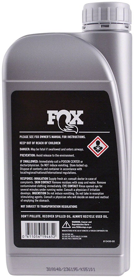 Suspension Oil for Mountain Bike Forks and Shocks - 1 Liter