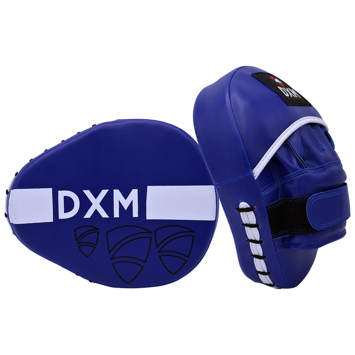 Boxing Focus Punch Mitts for MMA, Kickboxing, Muay Thai Training - Blue & White