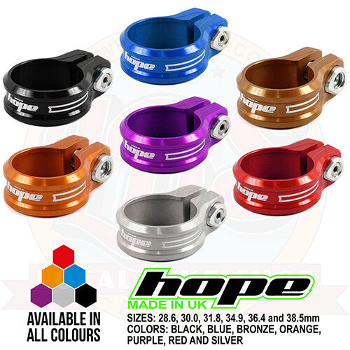 Cycling Seatpost Clamp for Bike Frame - All Sizes & Colors