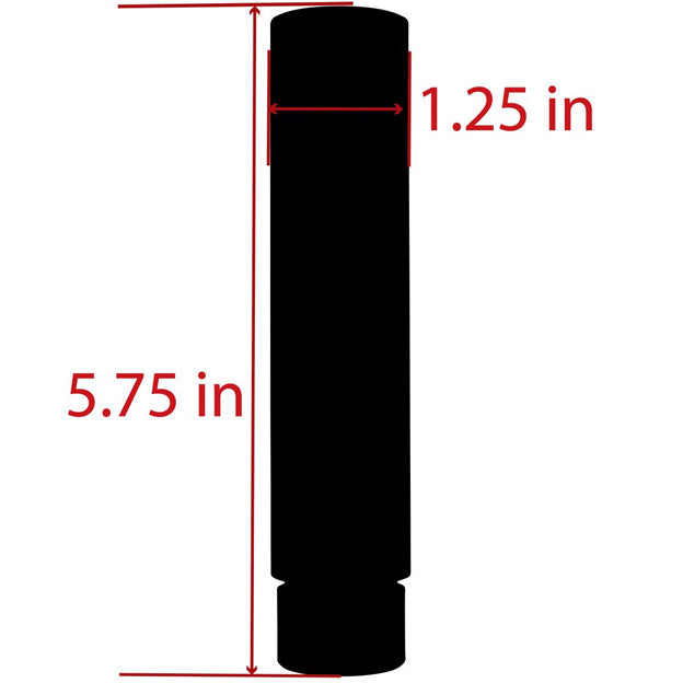 9mm Slip Over Barrel Cover Compensator Brake - Aluminum Rifle Muzzle Device