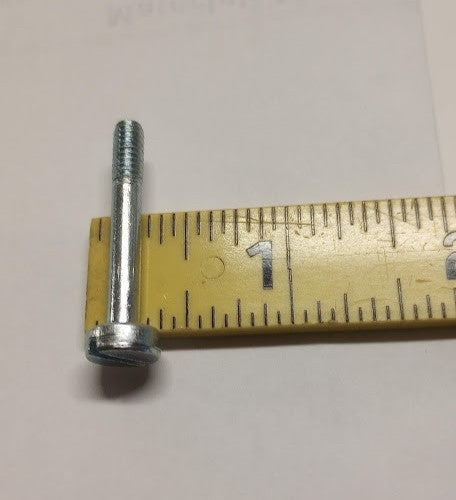 Foosball Table Screws & Nuts Set - 5 Stainless Screws + 5 Plastic-Inserted Nuts, 1/8" Thick Head