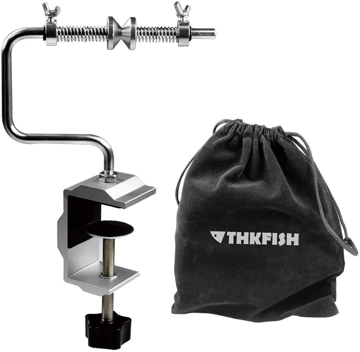 Adjustable Fishing Line Spooler with Clamp - Stable & Durable Line Winder