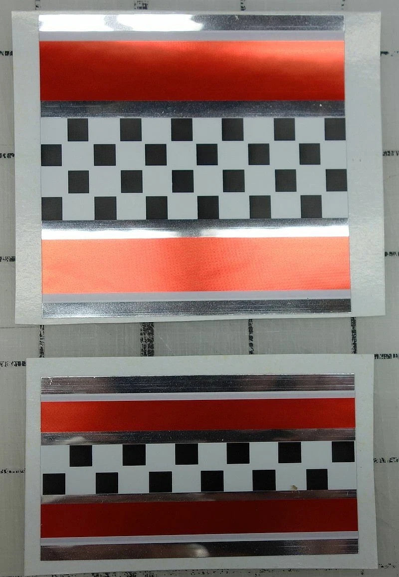 Red Bicycle Frame Decals for Sears Screamer Bike - Frame & Chainguard Stickers
