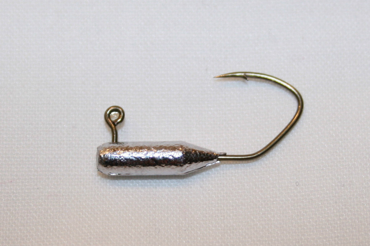 100pcs 1/16 oz Tube Insert Fishing Jigs with Bronze Sickle Hooks for Crappie Bluegill Perch