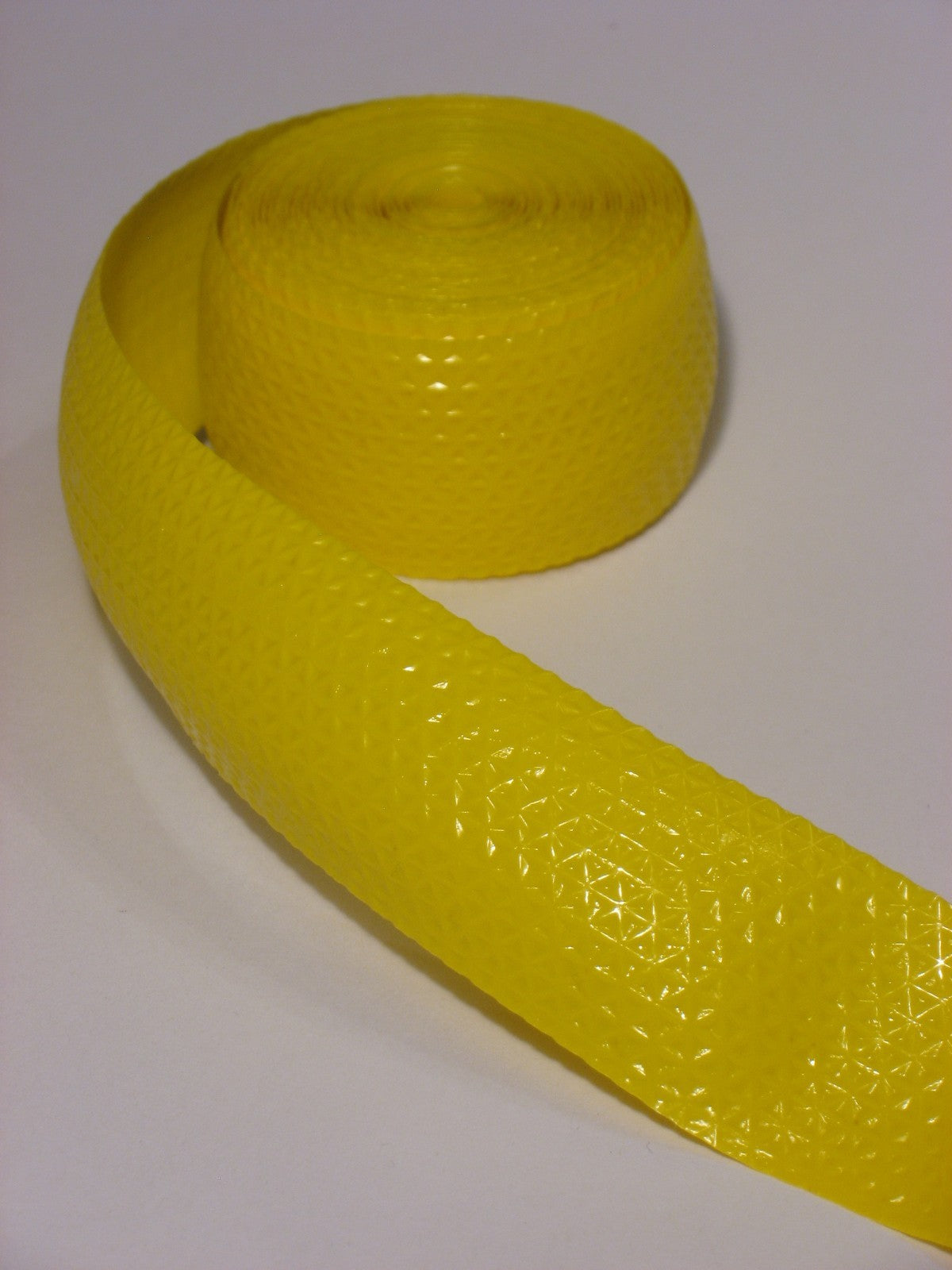Bicycle Handlebar Tape Yellow Vinyl with Bar End Plugs - Schwinn Kool Lemon