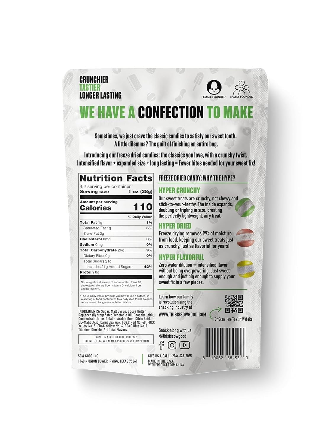 Freeze Dried Sweet Bites Candy Bulk 3.15 Lbs - Assorted Flavors
