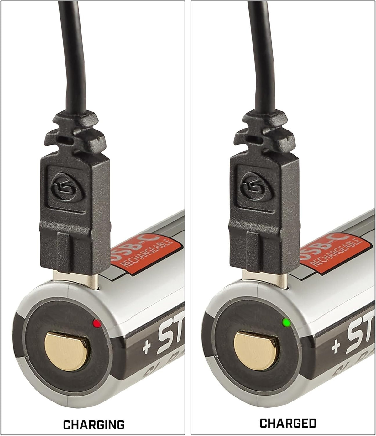 USB-C Rechargeable Battery Pack 2-Pack for Streamlight Flashlights