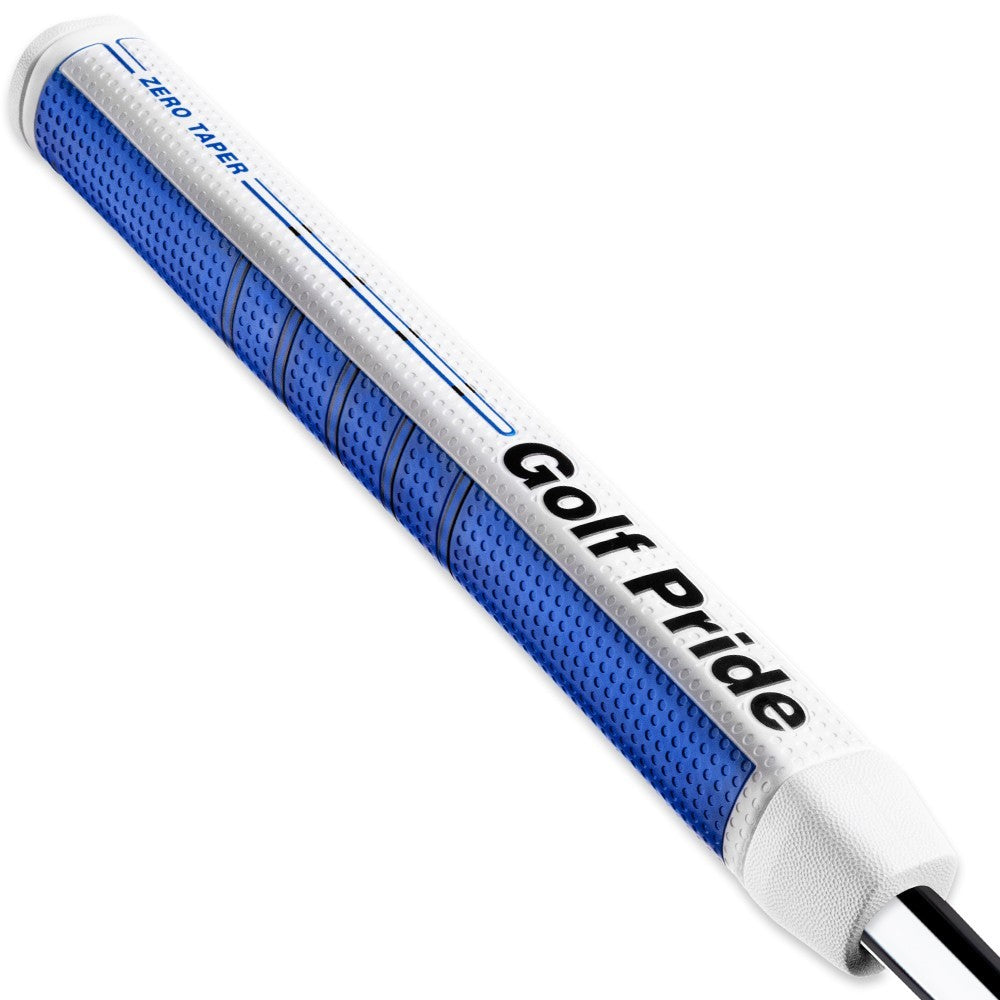 Golf Pride Zero Taper Putter Grip Medium Blue White - Soft Tacky Feel