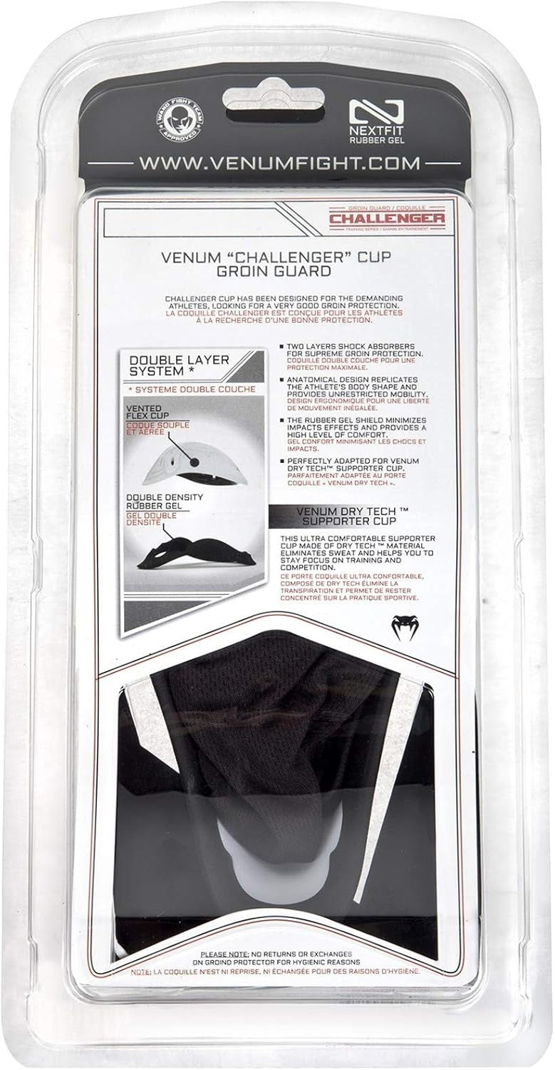 Martial Arts Groin Protector with Adjustable Straps for MMA & Kickboxing