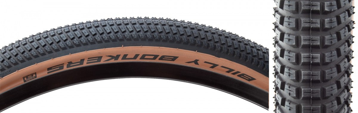 Set of 2 26 x 2.1 Bike Tires - Clincher, Wire, Tan, K-Guard for Mountain & Dirt Jumping