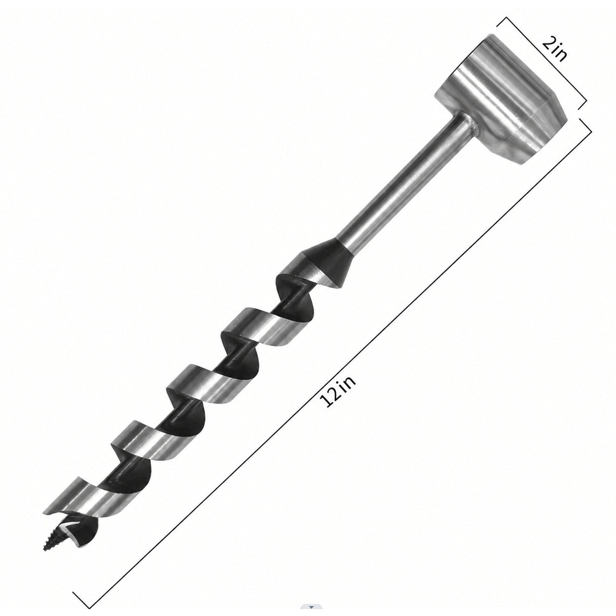 1-Inch Wood Auger Drill Bit for Hand Drilling Bushcraft & Survival